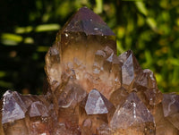 Natural Cascading Smokey Citrine Crystal Clusters x 6 From Luena, Congo