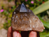 Natural Cascading Smokey Citrine Crystal Clusters x 6 From Luena, Congo