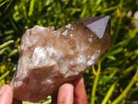 Natural Cascading Smokey Citrine Crystal Clusters x 6 From Luena, Congo