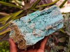 Natural Drusy Coated Chrysocolla With Malachite Specimens x 2 From Lupoto Mine, Congo
