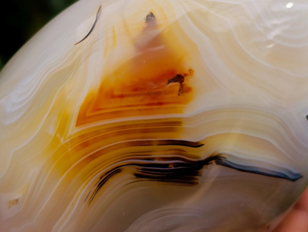 Polished Carnelian Agate Standing Free Forms x 3 From Madagascar
