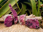 Natural Salrose Cobaltion Dolomite Specimens x 4 From Kakanda, Congo