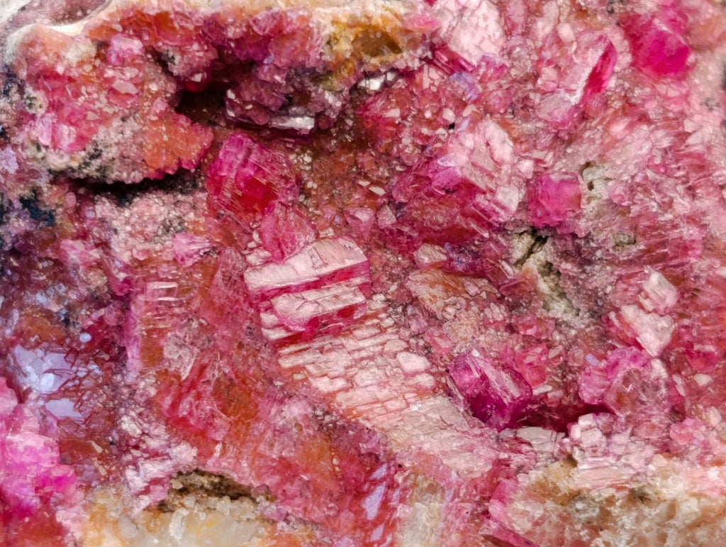 Natural Salrose Cobaltion Dolomite Specimens x 4 From Kakanda, Congo