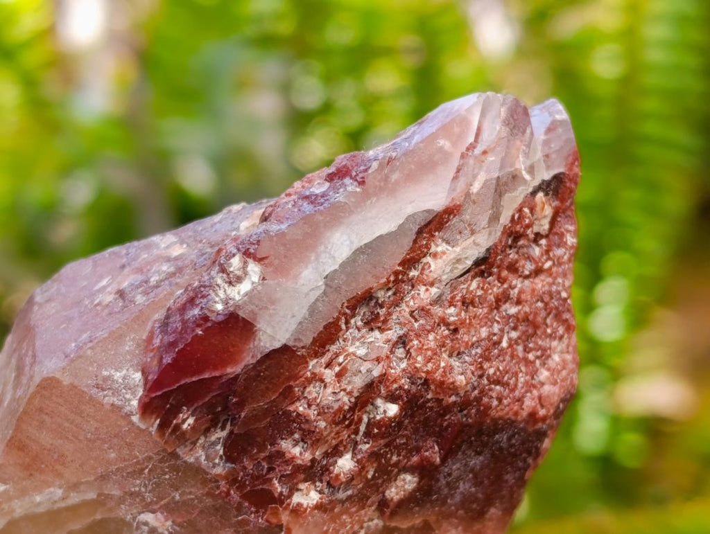 Natural Red Hematoid Quartz Crystals x 5 From Karoi, Zimbabwe