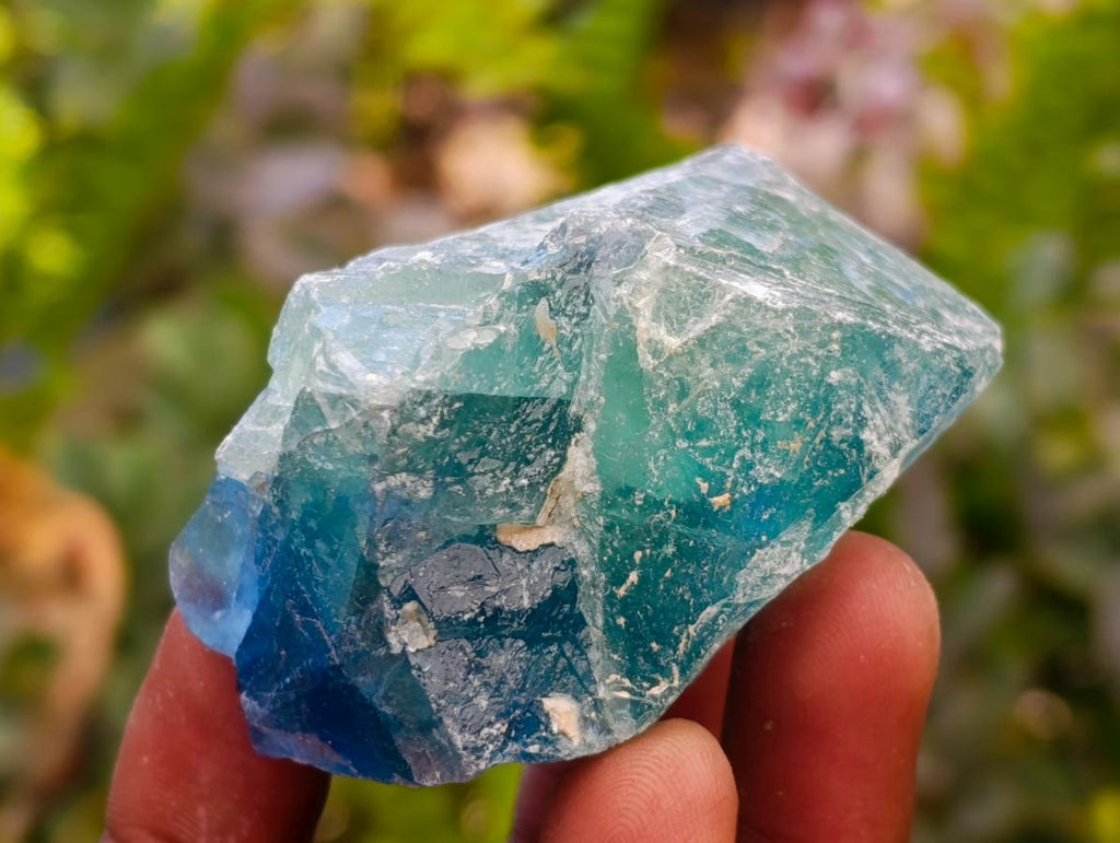 Natural Watermelon Fluorite Cobbed Specimens x 32 From Uis, Namibia