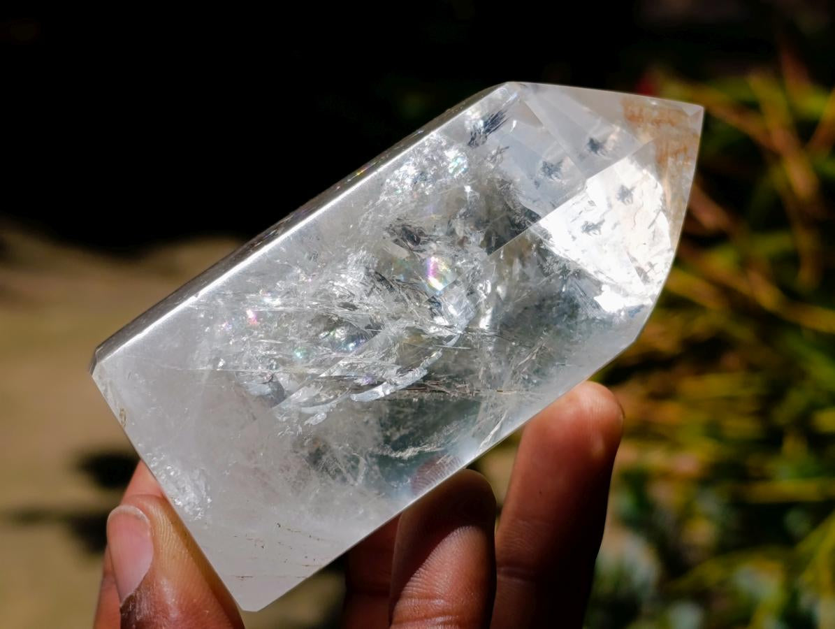 Polished Clear Quartz Crystals x 6 From Madagascar