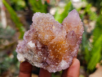 Natural Sunburst Ametrine Spirit Clusters x 6 From Boekenhouthoek, South Africa