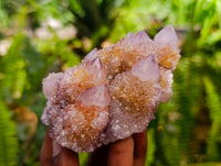 Natural Sunburst Ametrine Spirit Clusters x 6 From Boekenhouthoek, South Africa