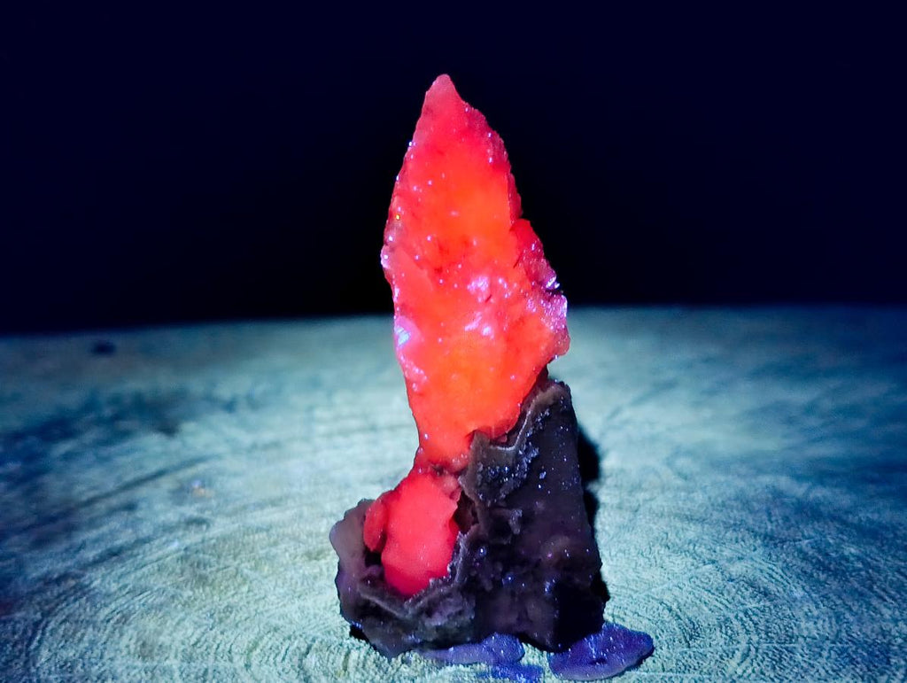 Natural Drusy Quartz Coated Spearhead Calcite Specimens x 35 From Albert's Mountain, Lesotho