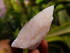 Natural Drusy Quartz Coated Spearhead Calcite Specimens x 35 From Albert's Mountain, Lesotho