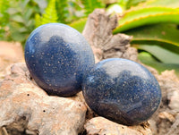 Polished Lazulite Galets x 12 From Madagascar