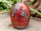 Polished Red Jasper Standing Free Form x 1 From Madagascar