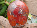 Polished Red Jasper Standing Free Form x 1 From Madagascar
