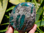 Polished Emerald Mica 'Mutokolite' Standing Free Forms x 3 From Mutoko, Zimbabwe - Toprock Gemstones and Minerals 