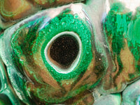 Polished XL Botryoidal Malachite With Chrysocolla Specimen x 1 From Congo