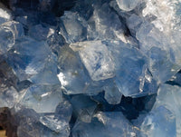Natural Large Blue Celestite Geode Specimen x 1 From Sakoany, Madagascar