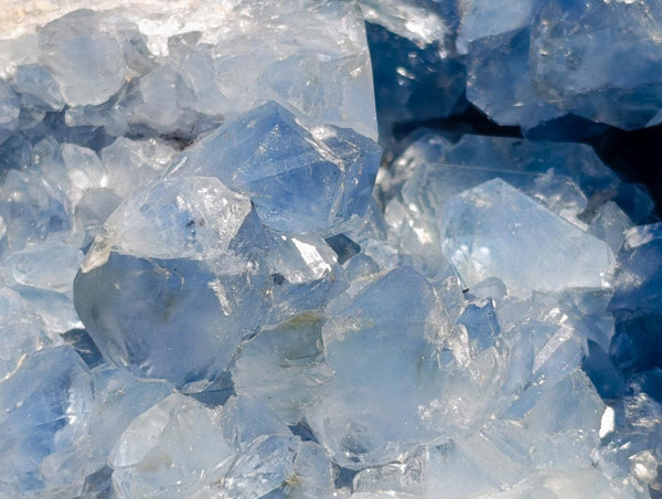 Natural Large Blue Celestite Geode Specimen x 1 From Sakoany, Madagascar