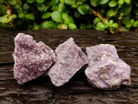 Natural Purple Lepidolite Cobbed Specimens x 14 From Desert Lion Mine, Namibia