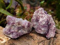 Natural Purple Lepidolite Cobbed Specimens x 14 From Desert Lion Mine, Namibia