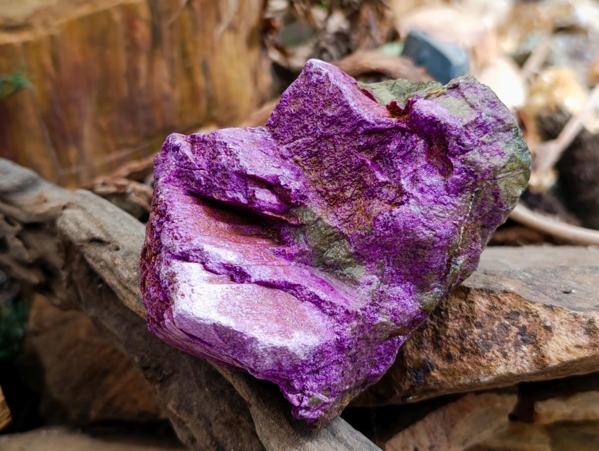 Natural Stichtite Cobbed Specimens x 4 From Barberton, South Africa