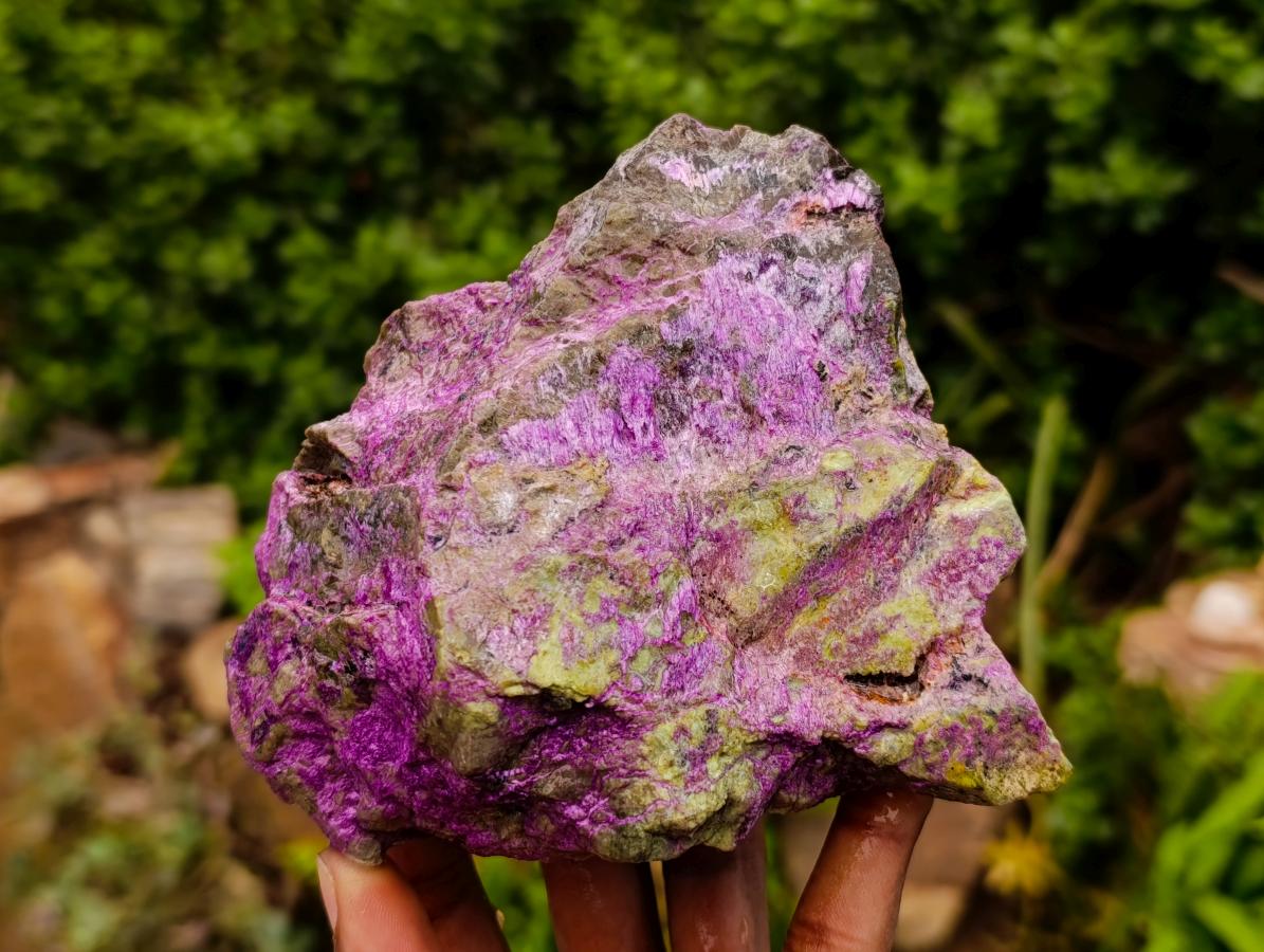 Natural Stichtite Cobbed Specimens x 4 From Barberton, South Africa