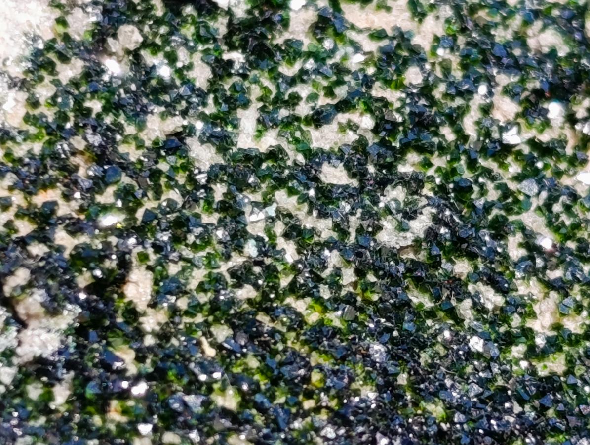 Natural Libethenite Crystals On Dolomite Matrix Specimens x 3 From Shituru, Congo