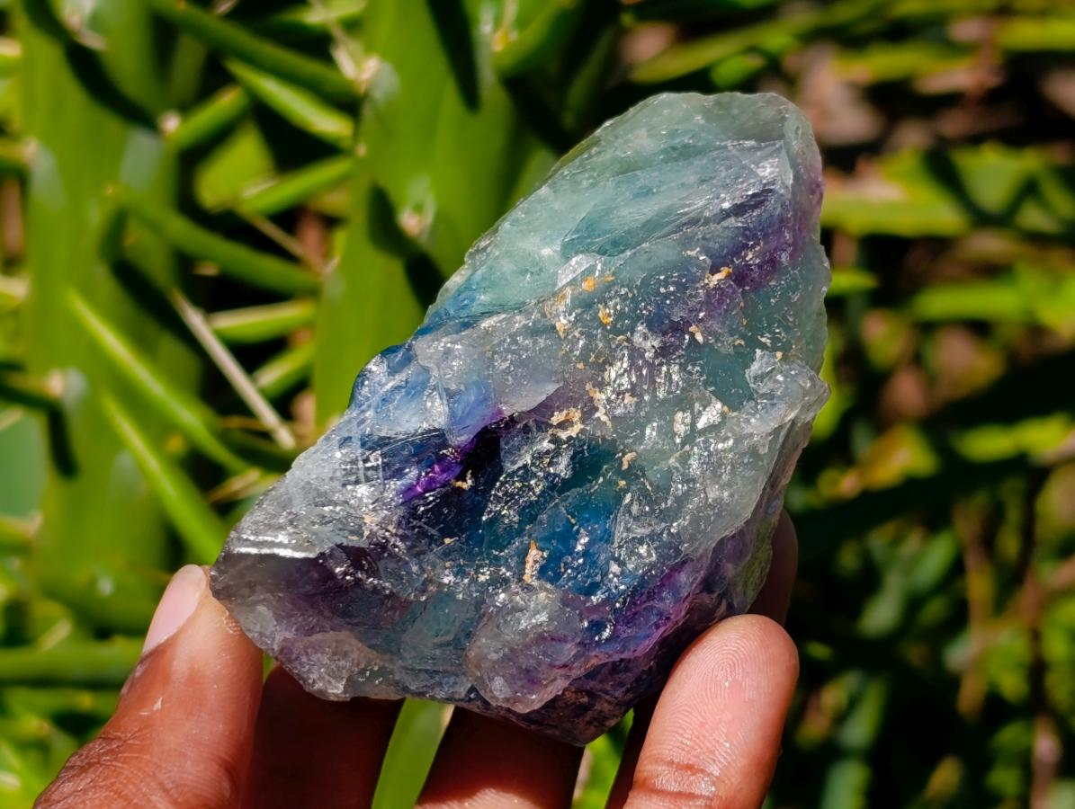 Natural Watermelon Fluorite Cobbed Specimens x 12 From Uis, Namibia