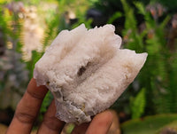 Natural Drusy Quartz Coated Spearhead Calcite Specimens x 12 From Albert's Mountain, Lesotho
