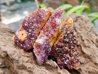 Natural Amethystos Amethyst Clusters x 35 From Kwaggafontein, South Africa