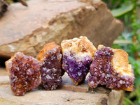 Natural Amethystos Amethyst Clusters x 35 From Kwaggafontein, South Africa