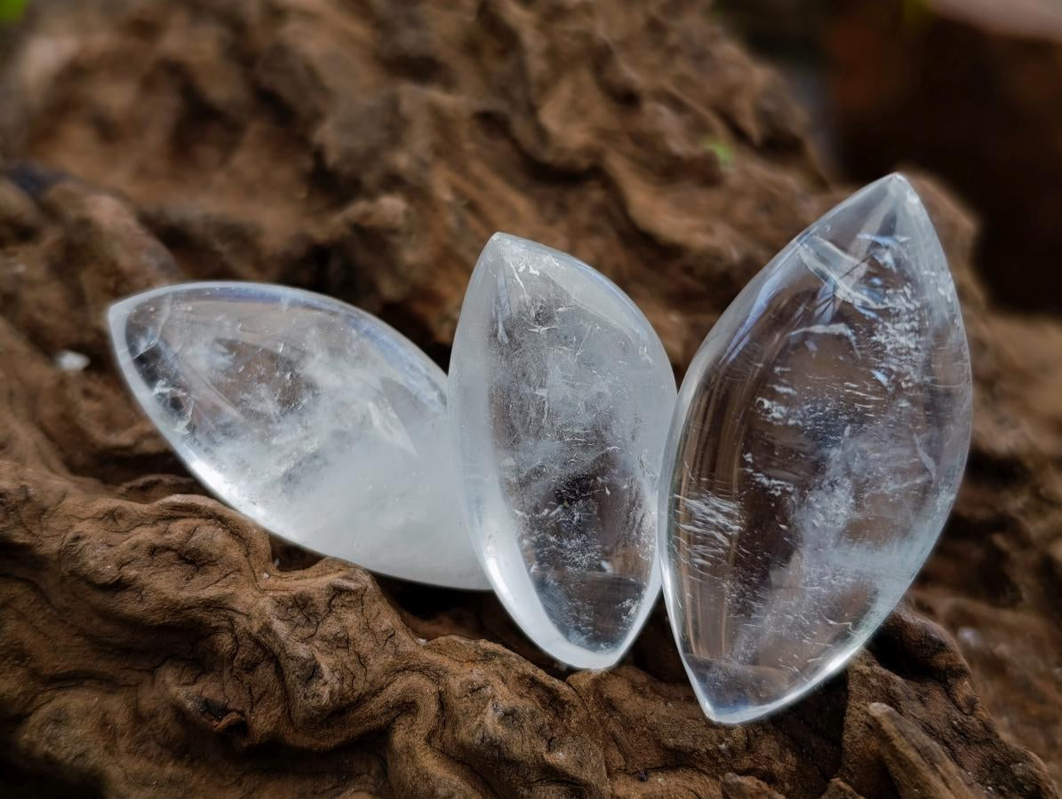 Polished Clear Quartz Crystal, Angel Tears x 35 From Madagascar