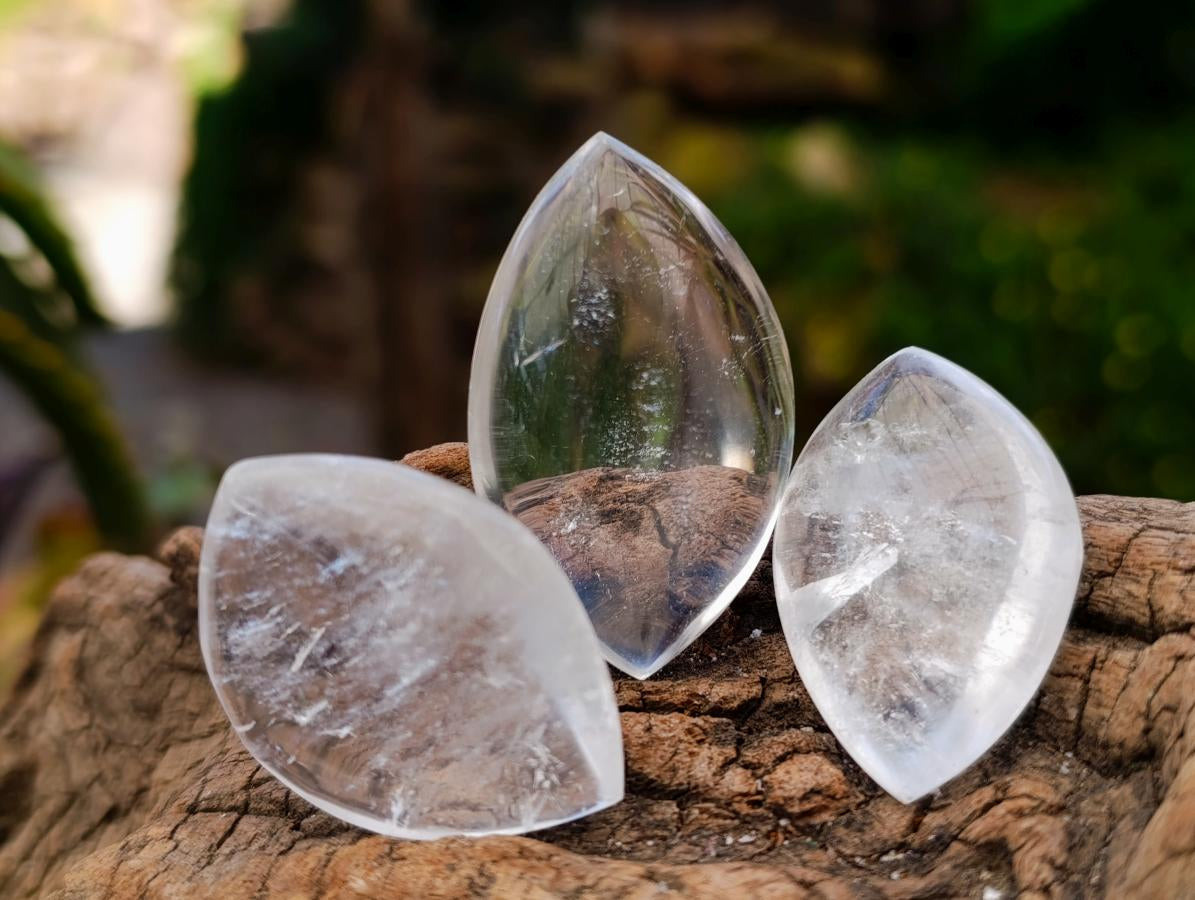 Polished Clear Quartz Crystal, Angel Tears x 35 From Madagascar