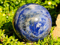 Polished Sodalite Spheres x 2 From Kunene River, Namibia