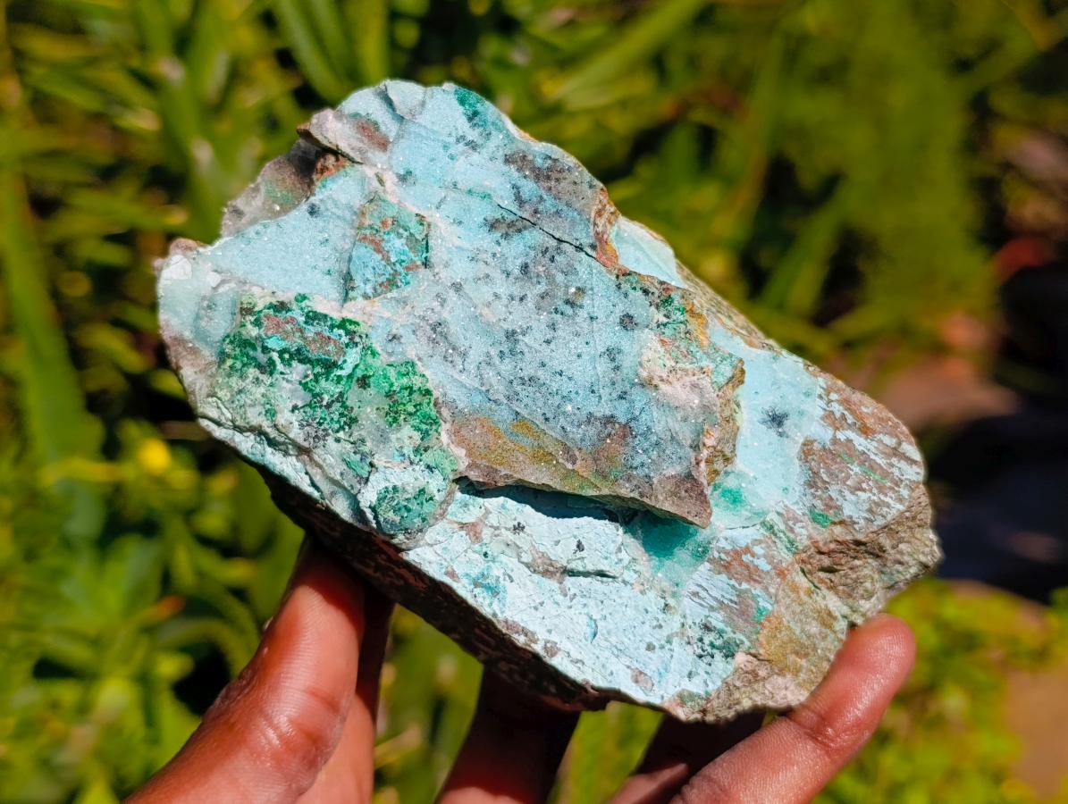Natural Drusy Coated Chrysocolla On Dolomite Specimens x 3 From Lupoto Mine, Congo
