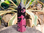 Polished Rhodonite Tower x 1 From Ambindavato, Madagascar