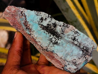 Natural Drusy Chrysocolla With Malachite And Heterogenite On Dolomite Specimens x 3 From Lupoto, Congo