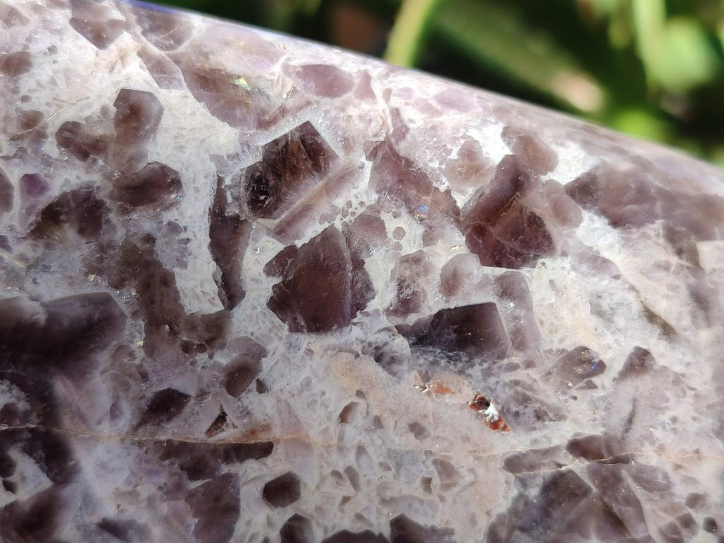 Polished Purple Chevron Amethyst Standing Free Form x 1 From Madagascar