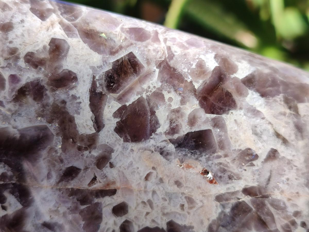 Polished Purple Chevron Amethyst Standing Free Form x 1 From Madagascar