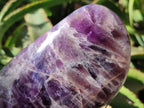 Polished Purple Chevron Amethyst Standing Free Form x 1 From Madagascar