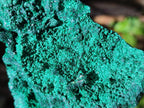 Natural Silky Malachite Specimens x 6 From Kasompe, Congo
