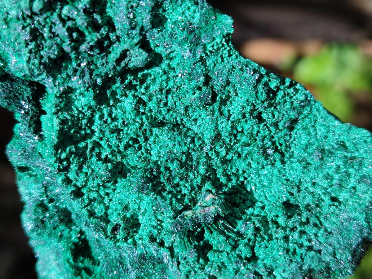 Natural Silky Malachite Specimens x 6 From Kasompe, Congo