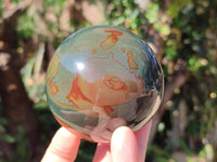 Polished Polychrome Jasper Spheres x 3 From NW Coast, Madagascar