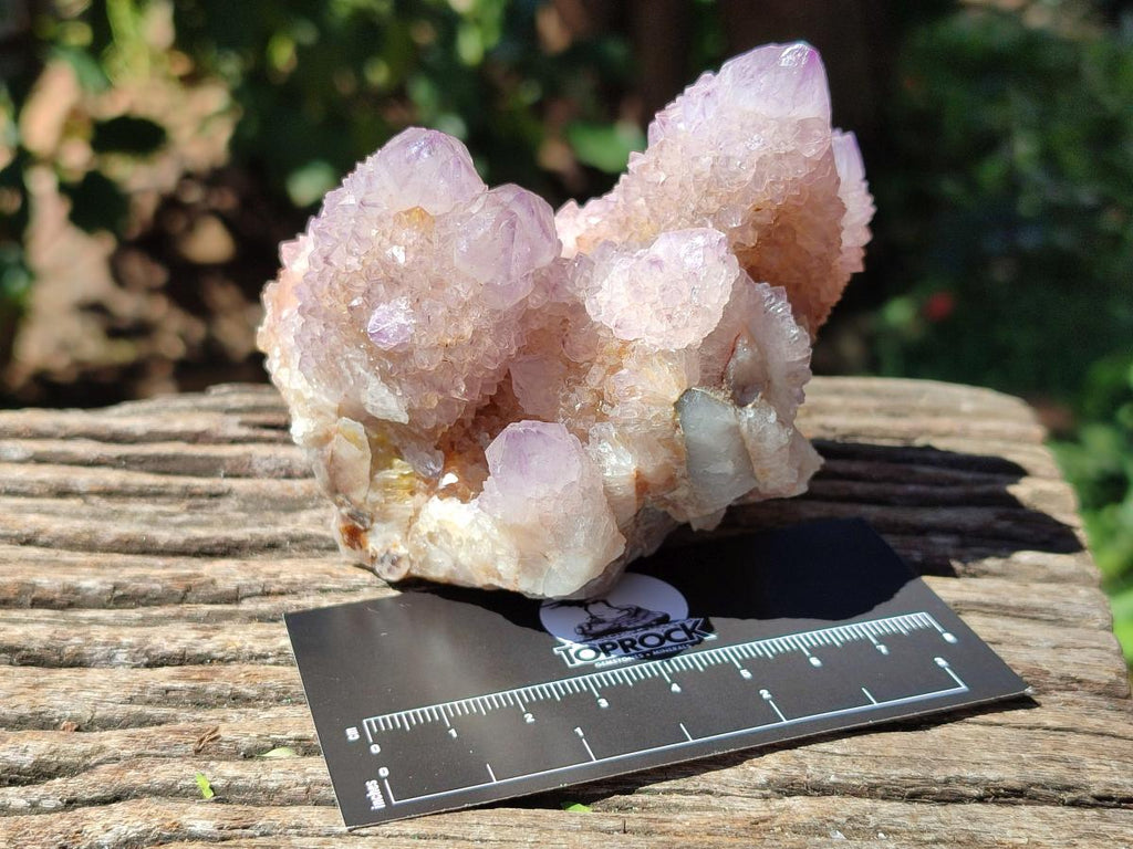 Sunburst Rocks Natural Sunburst Ametrine Spirit Clusters x 3 From Boekenhouthoek, Sou ...
