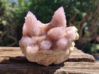 Natural Sunburst Ametrine Spirit Clusters x 3 From Boekenhouthoek, South Africa