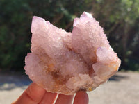 Natural Sunburst Ametrine Spirit Clusters x 3 From Boekenhouthoek, South Africa