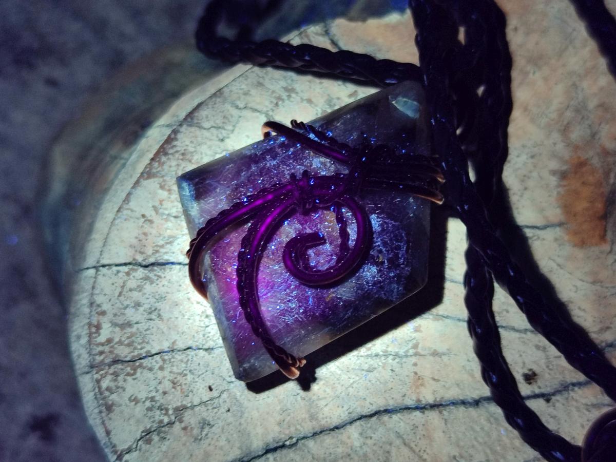 Hand Made Malachite Copper Wire Wrapped Stone Pendants -Sold Per Item- From Messina