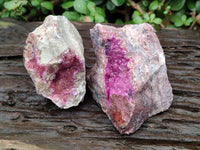 Natural Salrose Cobaltion Dolomite Specimens x 4 From Kakanda, Congo