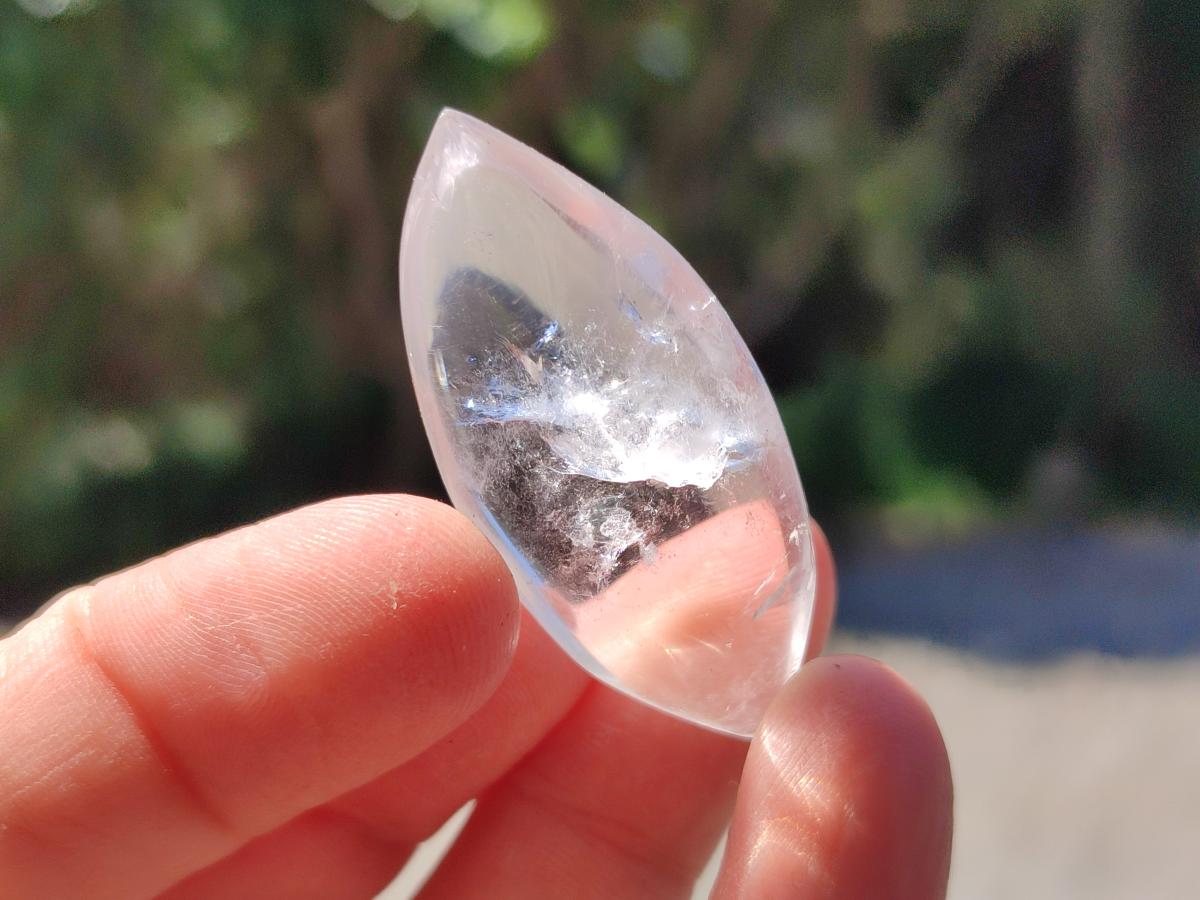 Polished Clear Quartz Crystal, Angel Tears x 20 From Madagascar