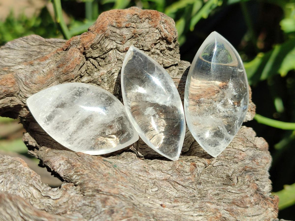 Polished Clear Quartz Crystal, Angel Tears x 20 From Madagascar
