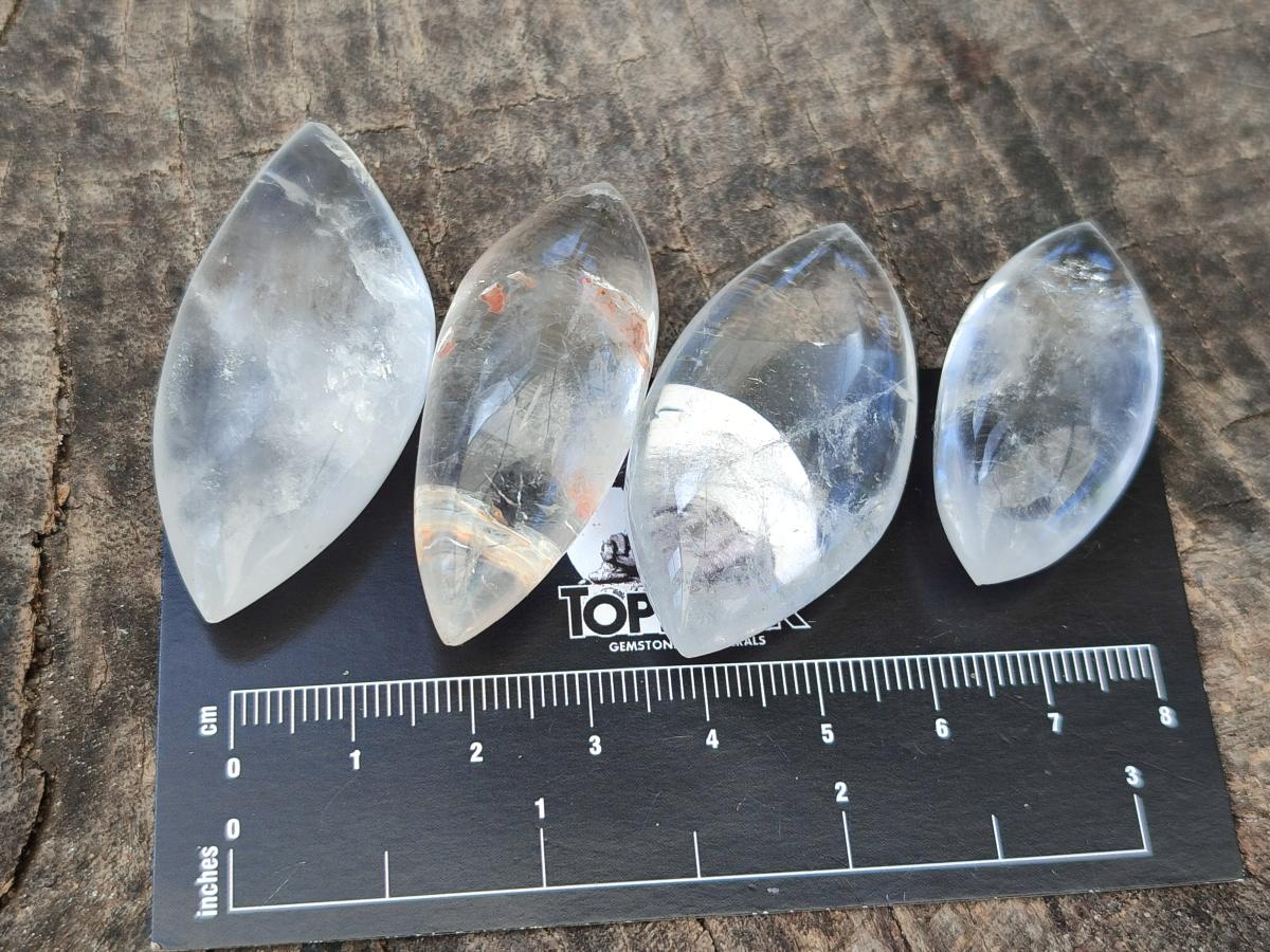 Polished Clear Quartz Crystal, Angel Tears x 20 From Madagascar
